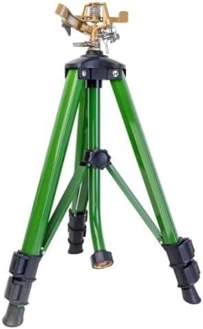 Orbit Tripod Lawn Zinc Impact Sprinkler - 360 Degree Rotating Yard…