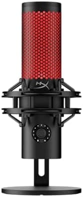 HyperX QuadCast 2 – USB Microphone for Gaming, Streaming and Podcasting, with On-Board Controls, LED…