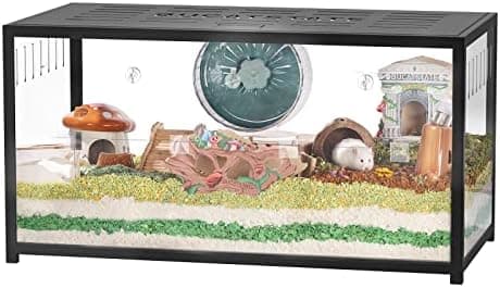 BUCATSTATE Hamster Cage Metal 2.0 - Large Hamster Enclosure Stackable with Top Access Easy Assemble…