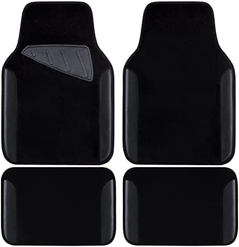 CAR PASS Waterproof Universal Fit Car Floor Mats, Faux Leather Car…