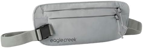 Eagle Creek Undercover RFID Money Belt – Slim Travel Waist Pouch with RFID Blocking – Secure Passport, Cards…