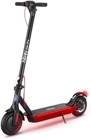 Hiboy KS4 Pro Electric Scooter, 500W Motor (750W Peak), 10" Honeycomb Tires, Up to 25 Miles Range, 19 MPH…