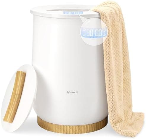 Keenray Towel Warmer, Large Towel Warmers for Bathroom with 4 Heat Timer and Up to 24 Hour Delay Timer…