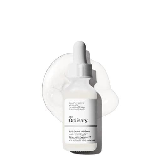 The Ordinary Multi-Peptide + Hyaluronic Acid, Anti-Aging Peptide Serum for Crow’s Feet, Elasticity & Firmness, 1 Fl Oz…