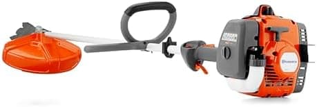 Husqvarna 122RJ Gas Weed Eater and Brushcutter, Multi-Purpose Gas Brush Cutter Tool with String Trimmer Head and Grass Blade…