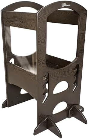 Little Partners Chef Series Learning Tower Toddler Tower Kitchen Stool, Adjustable Height Standing Helper…