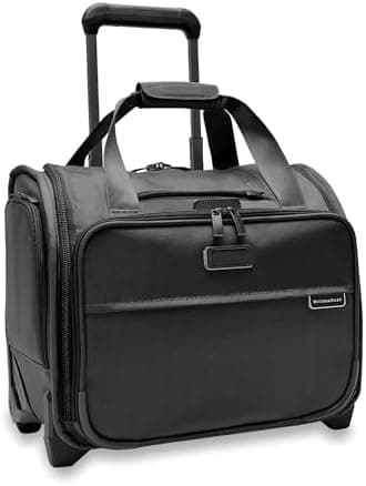 Briggs & Riley 2-Wheel Cabin Bag - Carry On Luggage for Travel, Suitcases with Wheels, Softside Rolling Bag for Men & Women…