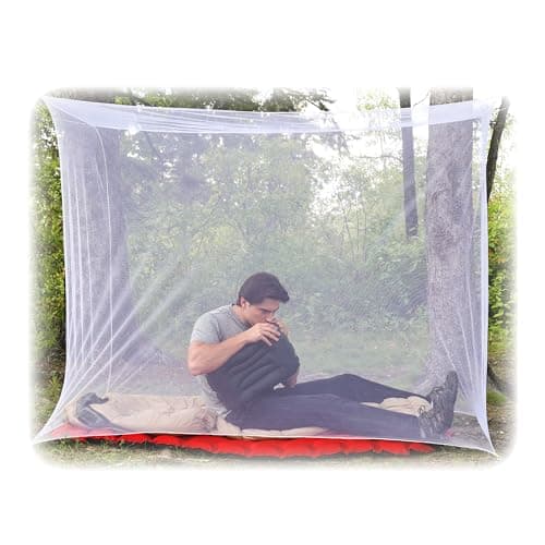 Coghlan's Rectangular Mosquito Net – Lightweight Mesh Canopy for Camping, Travel, and Outdoor Use –…