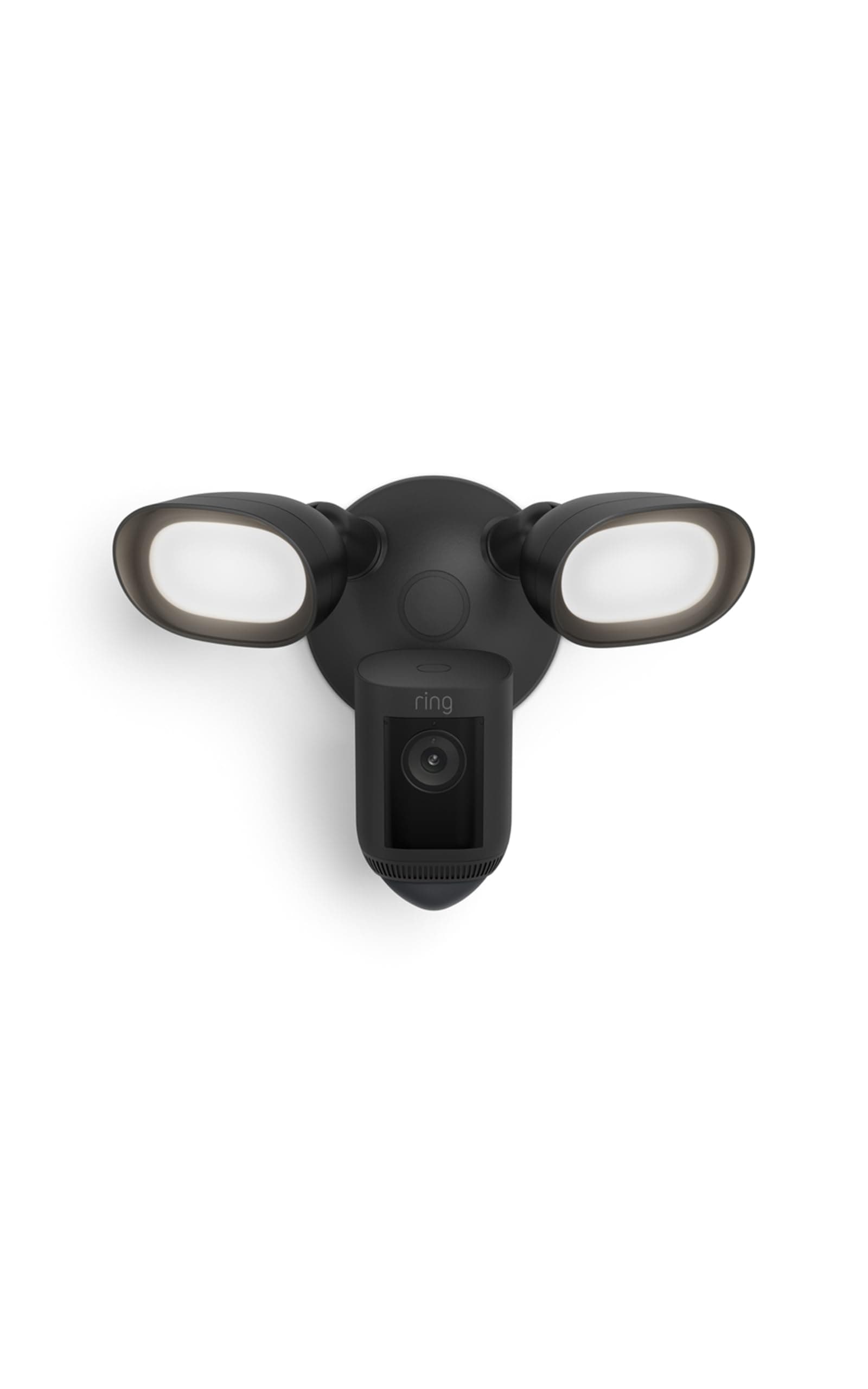 Ring Floodlight Cam Wired Pro, Home or business security, Retinal 2K Video, Color Night Vision and Two-Way Talk with Audio+, Black