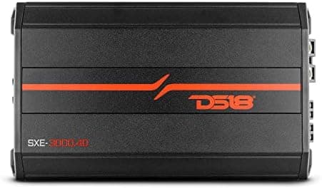 DS18 SXE-3000.4D/BK Car Amplifier Stereo Full-Range Class D 4-Channel 200x4 RMS @4 OHM 3000 Watts - Powerful and Compact Amp for…