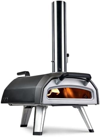 Ooni Karu 2 Multi-Fuel Outdoor Pizza Oven - Wood and Gas Outdoor Pizza Oven with Pizza Stone & Intergrated Thermometer, Pizza…