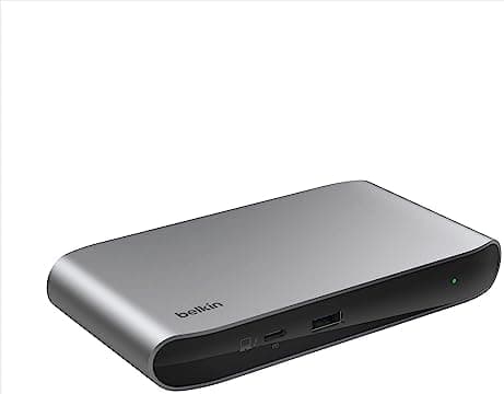 Belkin Connect Thunderbolt 4 Docking Station, 5-in-1 USB-C Multiport Core Hub w/ 96W Power Delivery for Mac, Windows, Single 8K…