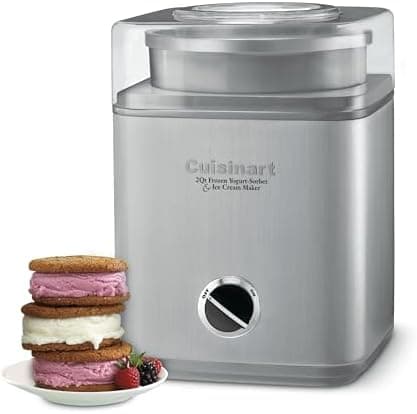 Cuisinart Ice Cream Maker Machine, 2-Quart Ice Cream, Sorbet and Frozen Yogurt Machine, Fully…