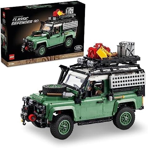 LEGO Icons Land Rover Classic Defender 90 - Building Set for Adults, Ages 18+ - Model Car Kit for Home Office, Desk Decor…