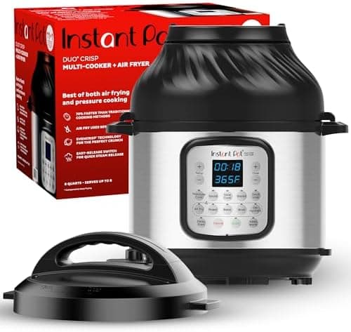 Instant Pot Duo Crisp 11-in-1 Air Fryer and Electric Pressure Cooker…