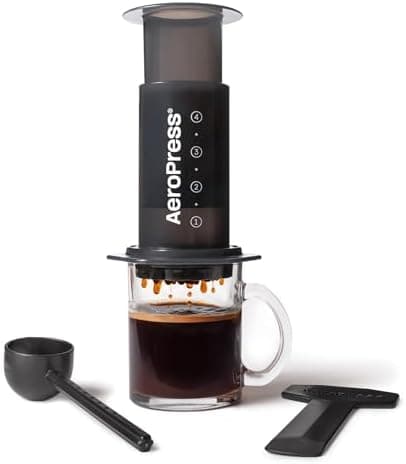 AeroPress Original Coffee Press - All-in-One French Press, Pour-Over & Espresso Style Manual Brewer, 2 Min…