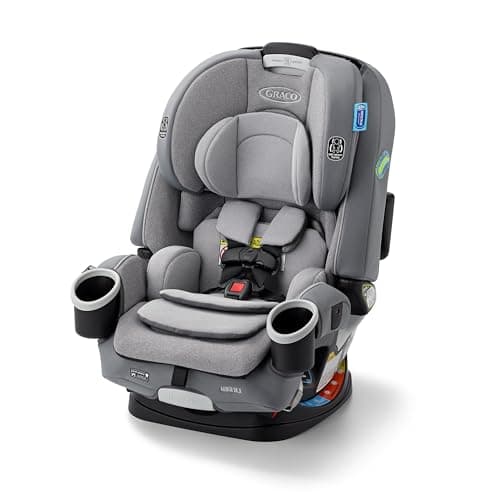 Graco 4Ever DLX 4-in-1 Baby Car Seat, Infant to Toddler Car Seat, 10 Years of Use, Rear-Facing, Forward-Facing, Highback Booster…
