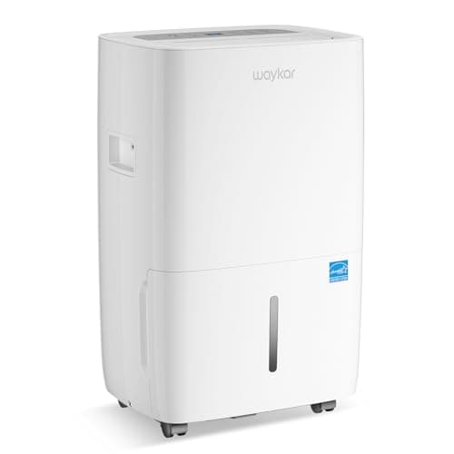 Waykar 80 Pints 2025 Energy Star Dehumidifier for Spaces up to 5,000 Sq. Ft for Basement and Home, Large Room…