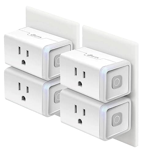 Kasa Smart Plug HS103P4, Smart Home Wi-Fi Outlet Works with Alexa, Echo, Google Home, No Hub…