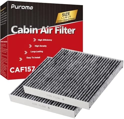 Puroma 2 Pack Cabin Air Filter with Activated Carbon, Replacement for…