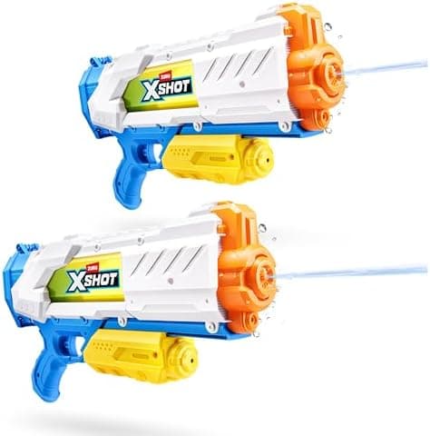 XSHOT Water Fast-Fill Medium Water Blaster (2 Pack) by ZURU, Watergun, 2 Pack X Shot Water Blaster (Fills with Water in just 1…