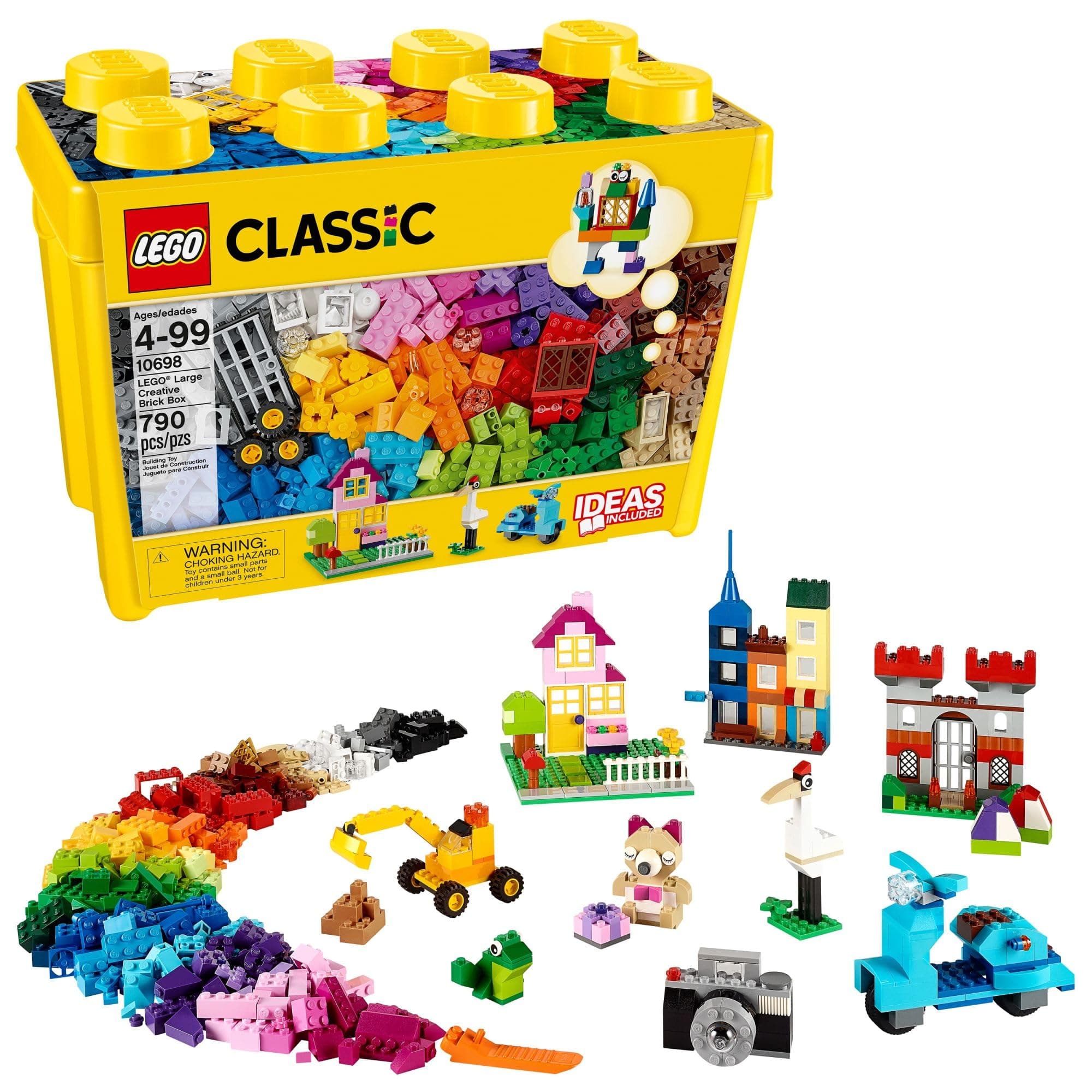LEGO Classic Large Creative Brick Box 10698 Building Set, Toy Storage Solution for Home or Classrooms, Interactive Building Toy…