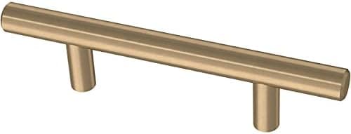 Franklin Brass (10-Pack) – Champagne Bronze Cabinet Handles, 3 Inch Hole Center, Modern Pulls for Drawers, Kitchen Cabinet Door…