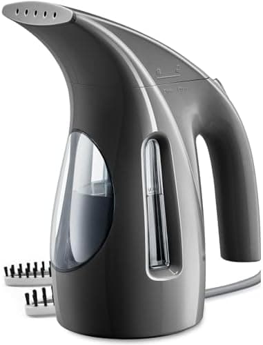 HiLIFE Steamer for Clothes, Portable Handheld Design, 240ml Big Capacity, 700W, Strong Penetrating Steam…