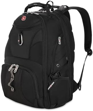 SWISSGEAR 1900 ScanSmart Laptop Backpack, Fits Most 17-Inch Laptops…