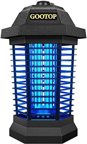 GOOTOP Bug Zapper Outdoor, Mosquito Zapper, 3 Prong Plug in Electric Fly Zapper, Mosquito Killer, Fly Traps, Flying Insects…