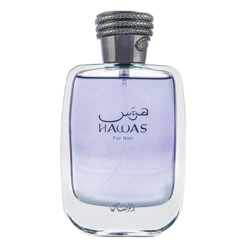 RASASI Hawas For Men Eau De Parfum Spray 100ML (3.4 Oz) - Long Lasting Arabian Perfume, Premium Perfume Men, Ideal for Special…