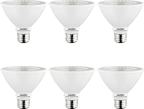 Sunlite LED PAR30 Short Neck Flood Light Bulb, 9 Watt, (75W Equivalent), 850 Lumens, Medium Screw (E26) Base, Dimmable, ETL…