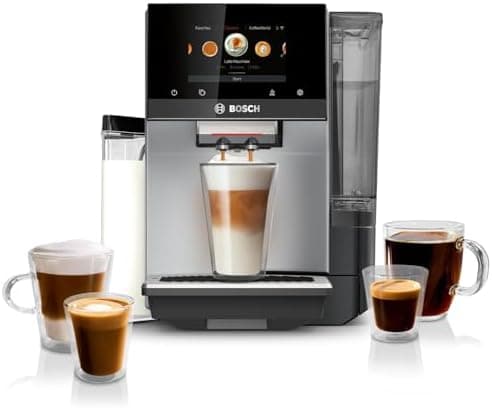 Bosch Fully Automatic Coffee and Espresso Machine - 36 Drinks, Double Cup Barista Style Super Coffee Maker - Touchscreen, Large…