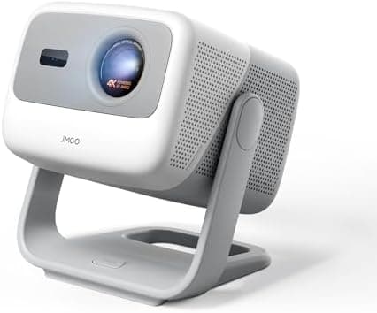 JMGO N1S 4K Smart Portable Projector, Triple Laser, 1100 ISO Lumens, Gimbal Instant Auto Focus, Google TV…