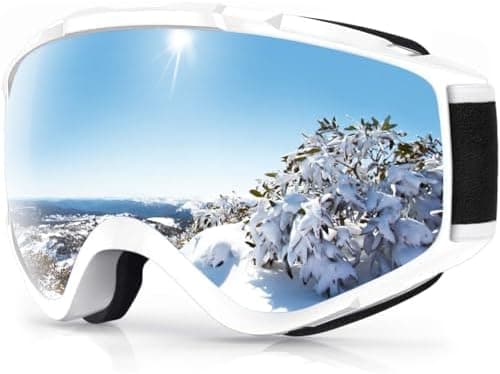 findway Ski Goggles OTG - Over Glasses Snow/Snowboard Goggles for Men, Women & Youth - 100% UV Protection Global Recycled…