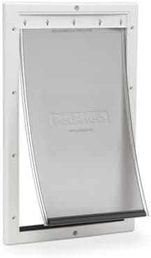 PetSafe NEVER RUST Dog and Cat Door, Large, For Pets Up To 100 lb, Paintable, Easy DIY…