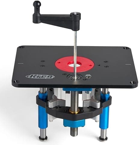 Kreg PRS5000 Precision Router Lift - Router Table Lift System - Durable Router Plate Insert - Router Table Plate Insert - For…