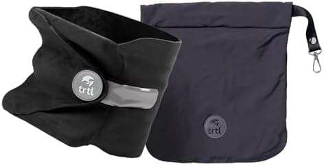 Trtl Pillow - Scientifically Proven, Super Soft Neck Support Travel Pillow for Airplanes - Lightweight and Machine Washable…