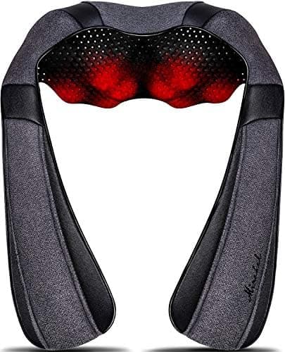 Mirakel Gifts for Women Men, Neck Massager for Pain Relief Deep Tissue, Electric Shiatsu Shoulder & Back Massager with Heat…