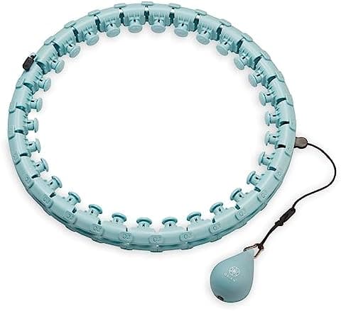 Gaiam Weighted Fitness Hoop with 1lb Weighted Ball, Dynamic Home Workout to Target Abs & Belly Fat, Ideal Exercise to Help…