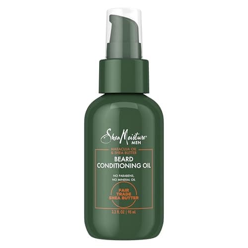 SheaMoisture Beard Conditioning Oil for a Full Beard Maracuja Oil and Shea Butter to Moisturize and Soften 3.2 oz