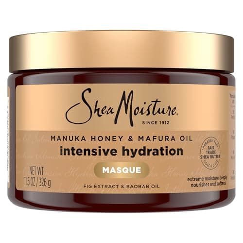 SheaMoisture Intensive Hydration Hair Masque Manuka Honey & Mafura Oil For Dry, Damaged Hair Deep…