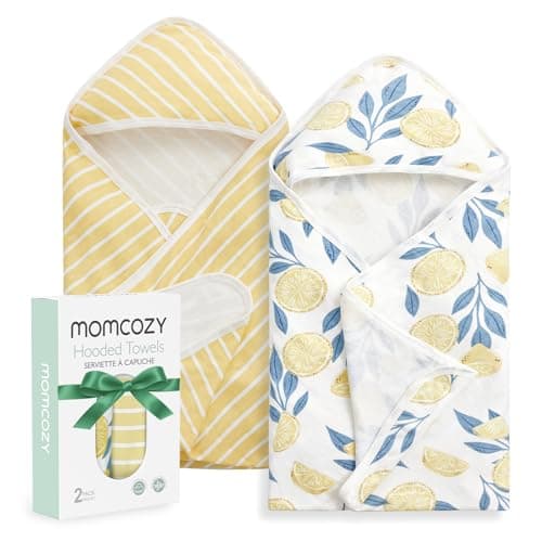 Momcozy Baby Towel with Hooded - Ultra Soft & Absorbent Large Bath…