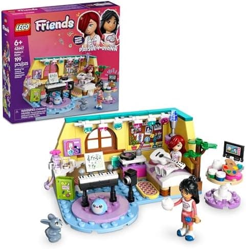 LEGO Friends Paisley's Room Building Toy - Pretend Play Set for Kids, Girls and Boys, Ages 6+ - with 2…