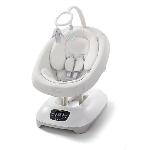 Graco SmartSense Baby Swing with Cry Detection Technology, Soothing Motions and Calming Vibrations, Comfortable Infant Support…