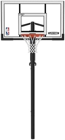 Lifetime NBA In-Ground Basketball Hoop, 54 Inch Shatterproof…