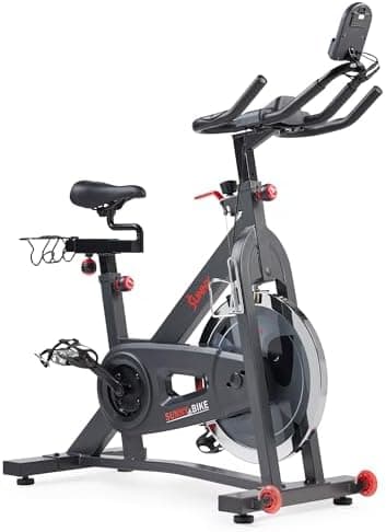 Sunny Health & Fitness Smart Cycling Exercise Bike, Free SunnyFit App Connection, Designed for Intensive Cardio Workout at Home…