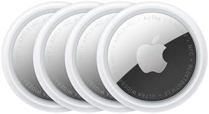 Apple AirTag (2nd Generation) - 4 Pack: Tracker for Keychain, Wallet, and More; Locator with Sound; Simple One-Tap Setup with…