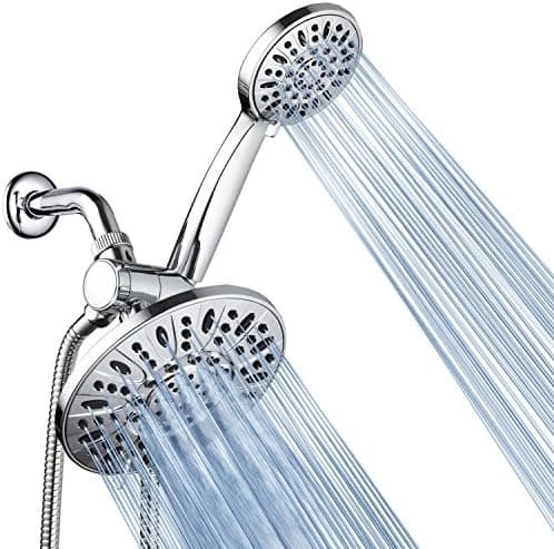 AquaDance 7" Premium High Pressure 3-Way Rainfall Combo for The Best of Both Worlds - Enjoy Luxurious Rain…