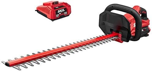 SKIL PWR CORE 40 Brushless 40V 24” Cordless Hedge Trimmer Kit with Dual Action Blade, 3/4'' Cut Capacity, Includes 2.5Ah Battery…